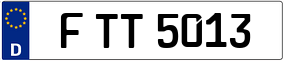 Truck License Plate